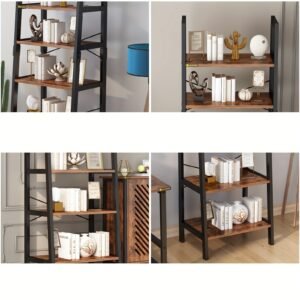 3ace6727-cd0c-4c30-8f20-c7f07b29fcc6.jpg 5 Tier Bookcase Bookshelf 68.9 IN Tall Bookcase Shelf Storage Organizer Modern Book Shelf Freestanding Storage Shelving Unit