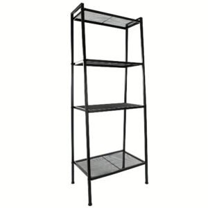 4-Tier-Ladder-Shelf-Bookcase-Multipurpose-Iron-Widen-Ladder-Bookshelf-Plant-Storage-Organizer-Rack-Display-Rack.jpg 4-Tier Ladder Shelf Bookcase, Multipurpose Iron Widen Ladder Bookshelf Plant Storage Organizer Rack, Display Rack for Home