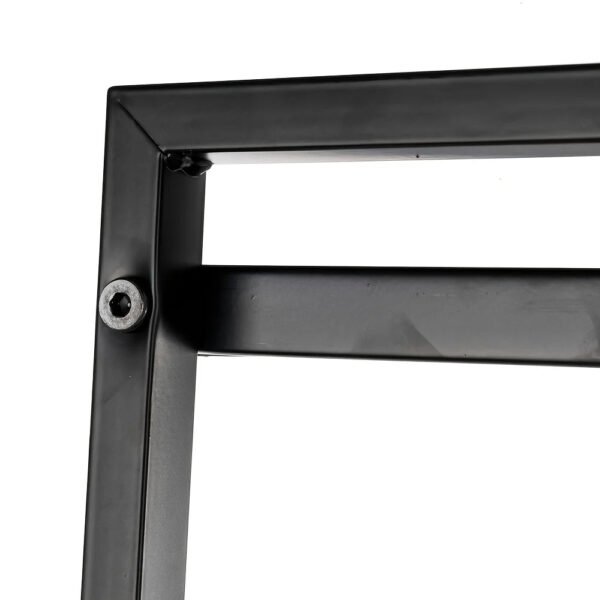 4-Tier Ladder Shelf Bookcase, Multipurpose Iron Widen Ladder Bookshelf Plant Storage Organizer Rack, Display Rack for Home