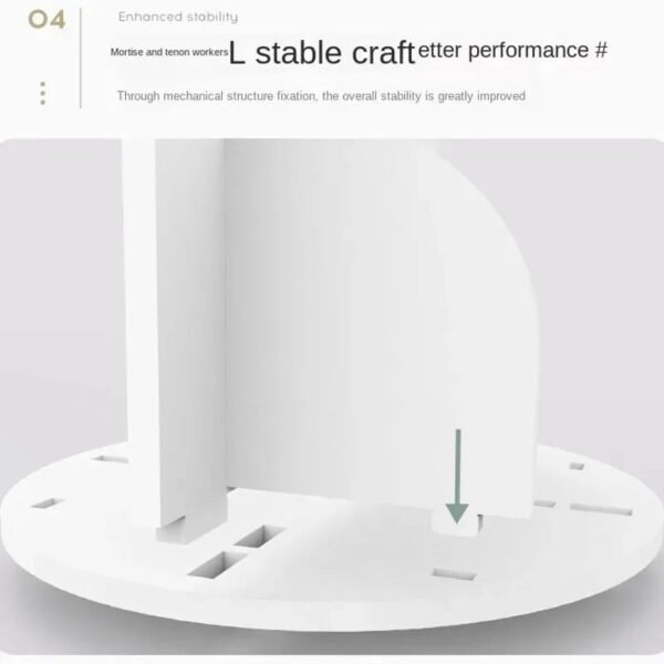 5 Layer Organizer Bookshelf Landing Office Study Round Rotating Storage Shelf Dormitory Corner Primary School Bookcase Holder