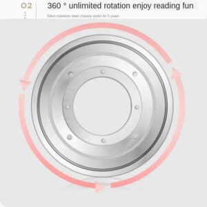 5 Layer Organizer Bookshelf Landing Office Study Round Rotating Storage Shelf Dormitory Corner Primary School Bookcase Holder