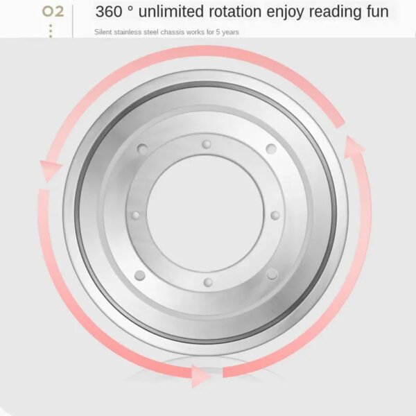 5 Layer Organizer Bookshelf Landing Office Study Round Rotating Storage Shelf Dormitory Corner Primary School Bookcase Holder