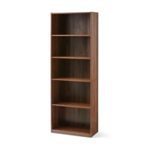 5-Shelf-Bookcase-with-Adjustable-Shelves-Canyon-Walnut-Open-Storage-Book-Shelves-for-Living-Room-Bedroom_13fde949-8291-4d6b-bdf3-3a41536aa605.jpg 5-Shelf Bookcase with Adjustable Shelves, Canyon Walnut Open Storage Book Shelves for Living Room Bedroom
