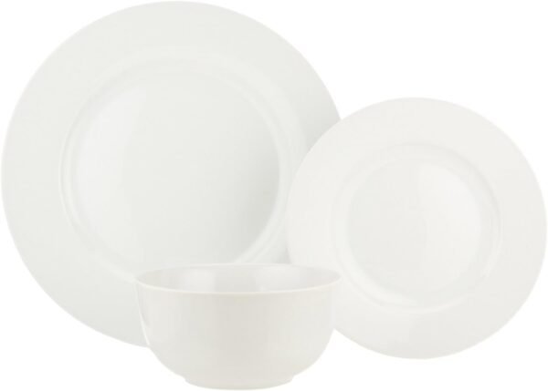 51VfmcaPdhL._AC_SL1500.jpg Amazon Basics 18-Piece Kitchen Dinnerware Set, Plates, Dishes, Bowls, Service for 6 - White