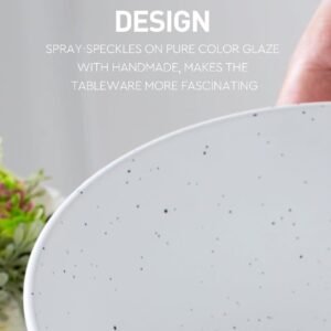 51kDD7gXaUL._AC_SL1500.jpg famiware Moon Pasta Bowls Set of 4, Large Salad Bowls, 8.75 Inch Ceramic Bowls for Serving Dinner, Microwave and Dishwasher Safe, Multi-color