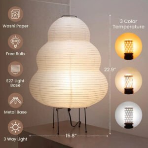 6000K-Dimming-Floor-Lamp-Noguchi-Lamp-Japanese-Rice-Paper-Lamp-Soft-Light-Bedside-Lamp-for-Living_8c934be3-39a6-4300-85f4-8c01068edb55.jpg 6000K Dimming Floor Lamp Noguchi Lamp Japanese Rice Paper Lamp Soft Light Bedside Lamp for Living Room Bedroom Decor