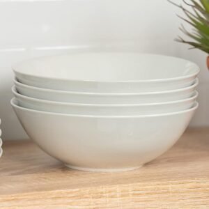 10 Strawberry Street Simply Coupe 16 Piece Dinnerware Set, White - SM-1600-CP-SW