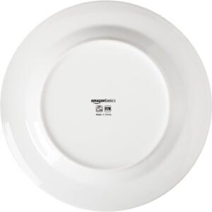 614Tay3C7zL._AC_SL1500.jpg Amazon Basics 18-Piece Kitchen Dinnerware Set, Plates, Dishes, Bowls, Service for 6 - White