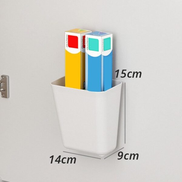 61_9TeHkU4L._AC_SL1500.jpg Topyond Adhesive Wall Mounted Organizer, Compact Floating Shelf for No Drilling, Pen, Remote Controller, Cellphone Holder, Wall Storage for Home, Office