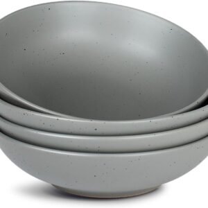 61p1Q0Pd3rL._AC_SL1392.jpg famiware Moon Pasta Bowls Set of 4, Large Salad Bowls, 8.75 Inch Ceramic Bowls for Serving Dinner, Microwave and Dishwasher Safe, Multi-color