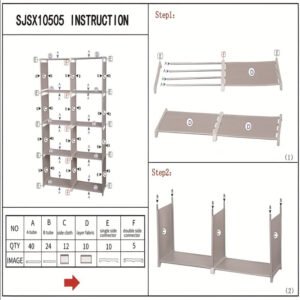 708459edfd8186f8b0f1bfd35d4ce305.jpg 1pc Versatile 9-Layer Bookshelf - Modular Design, Space-Saving, Ideal for Living Room & Bedroom - Store Books, Clothes & More