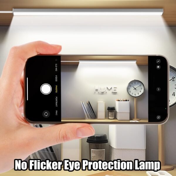 LED Under Cabinet Lighting, Under Cabinet Lights with USB Powered Under Cabinet Lights for Closet Light Bar Under Counter Lighting Work Tables Student Dormitory (Include AC Power Plug)