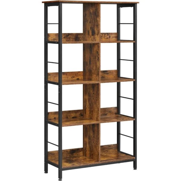 8-Compartment-Bookshelf-Living-Room-Modular-Furniture-4-tier-Bookcase-31-5-X-13-X-58.jpg 8 Compartment Bookshelf Living Room Modular Furniture 4-tier Bookcase 31.5 X 13 X 58.7 Inches for Office Bedroom Storage Shelf