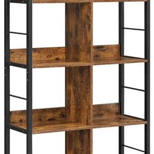 8-Compartment-Bookshelf-Living-Room-Modular-Furniture-4-tier-Bookcase-31-5-X-13-X-58_64fd5c46-22ab-4dd2-9aa9-0f998e41589e.jpg 8 Compartment Bookshelf Living Room Modular Furniture 4-tier Bookcase 31.5 X 13 X 58.7 Inches for Office Bedroom Storage Shelf