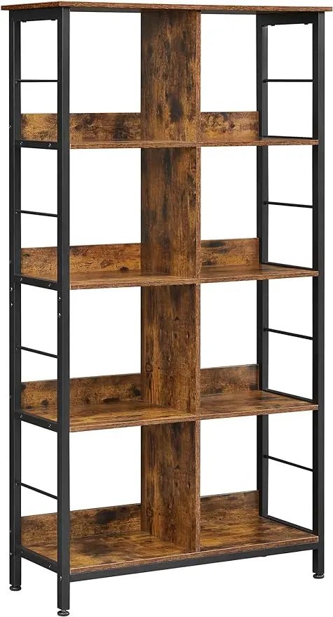 8-Compartment-Bookshelf-Living-Room-Modular-Furniture-4-tier-Bookcase-31-5-X-13-X-58_64fd5c46-22ab-4dd2-9aa9-0f998e41589e.jpg 8 Compartment Bookshelf Living Room Modular Furniture 4-tier Bookcase 31.5 X 13 X 58.7 Inches for Office Bedroom Storage Shelf