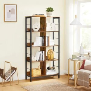 8-Compartment-Bookshelf-Living-Room-Modular-Furniture-4-tier-Bookcase-31-5-X-13-X-58_6d15c3c1-9f99-4b9e-b80f-da5808be4220.jpg 8 Compartment Bookshelf Living Room Modular Furniture 4-tier Bookcase 31.5 X 13 X 58.7 Inches for Office Bedroom Storage Shelf