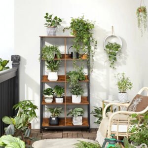 8-Compartment-Bookshelf-Living-Room-Modular-Furniture-4-tier-Bookcase-31-5-X-13-X-58_8a1d751e-956d-461f-9920-9595d0ffb082.jpg 8 Compartment Bookshelf Living Room Modular Furniture 4-tier Bookcase 31.5 X 13 X 58.7 Inches for Office Bedroom Storage Shelf