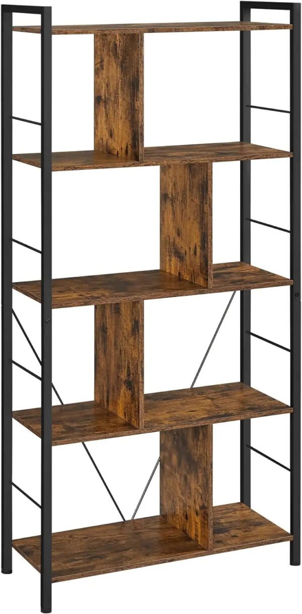 8-Compartment-Bookshelf-Living-Room-Modular-Furniture-4-tier-Bookcase-31-5-X-13-X-58_ec981651-b90f-4862-952e-3c7bb2229241.jpg 8 Compartment Bookshelf Living Room Modular Furniture 4-tier Bookcase 31.5 X 13 X 58.7 Inches for Office Bedroom Storage Shelf