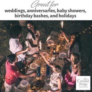 60-Piece Plastic Plates Set Premium 30 Dinner Plates & 30 Salad Plates Pack, Disposable Plates for Party - White Plastic Wedding Plates with Rose Gold Rim