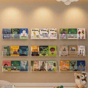 Bedroom Display Magazine Racks Minimalist Corner Display Storage Bookcase Mobile Cube Estante Para Livros Modular Furnitures