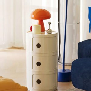 Circular Bedside Tables,Plastic Living Room TV Cabinets,Sofa Side,Multi-layer Storage Cabinet,Corner Table Furniture Customized