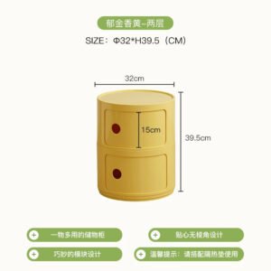 Circular Bedside Tables,Plastic Living Room TV Cabinets,Sofa Side,Multi-layer Storage Cabinet,Corner Table Furniture Customized