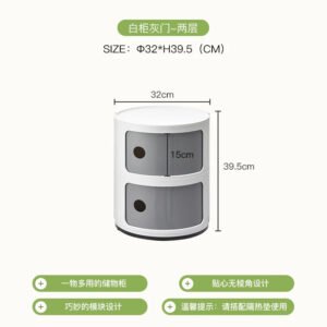 Circular Bedside Tables,Plastic Living Room TV Cabinets,Sofa Side,Multi-layer Storage Cabinet,Corner Table Furniture Customized