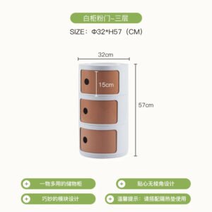 Circular Bedside Tables,Plastic Living Room TV Cabinets,Sofa Side,Multi-layer Storage Cabinet,Corner Table Furniture Customized