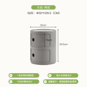 Circular Bedside Tables,Plastic Living Room TV Cabinets,Sofa Side,Multi-layer Storage Cabinet,Corner Table Furniture Customized