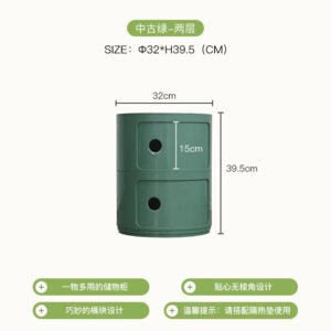 Circular Bedside Tables,Plastic Living Room TV Cabinets,Sofa Side,Multi-layer Storage Cabinet,Corner Table Furniture Customized