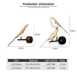 Creative-Bird-360-Rotatable-LED-Wall-Lamps-Bedroom-Bedside-Indoor-Golden-Touch-Switch-LED-Wall-Lights_6a9530ed-18a0-4128-bb65-e4bc81b75352.jpg Creative Bird 360° Rotatable LED Wall Lamps Bedroom Bedside Indoor Golden Touch Switch LED Wall Lights Wall Sconce Home
