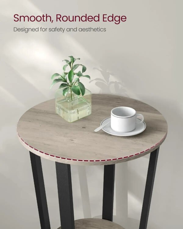 End-Table-Round-Side-Table-with-Storage-Shelf-Easy-Assembly-Industrial-Accent-Furniture-with-Steel-Frame_047ce06c-30e2-48f2-a211-4b689ae61997.jpg End Table, Round Side Table with Storage Shelf, Easy Assembly, Industrial Accent Furniture with Steel Frame