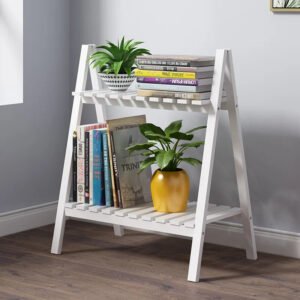 Floor-Type-2-Tier-Storage-Rack-Wooden-Ladder-Shelf-Bookcase-Foldable-Multifunctional-Plant-Flower-Display-Stand.jpg Floor Type 2-Tier Storage Rack Wooden Ladder Shelf Bookcase Foldable Multifunctional Plant Flower Display Stand Plant Stand