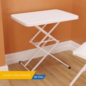 Folding Computer Desk Bedside Table Lift Study Table Portable Plastic Desk Home Writing Folding