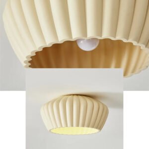 French Cream Wind Ceiling Lamp Balcony Cloakroom Porch LED Ceiling Light Simple Modern Bedroom Corridor Hanging Lighting Fixture