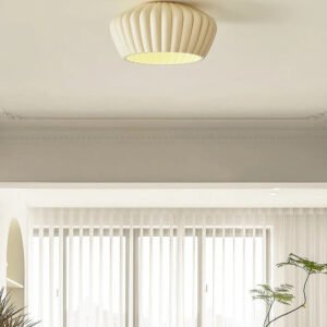 French Cream Wind Ceiling Lamp Balcony Cloakroom Porch LED Ceiling Light Simple Modern Bedroom Corridor Hanging Lighting Fixture