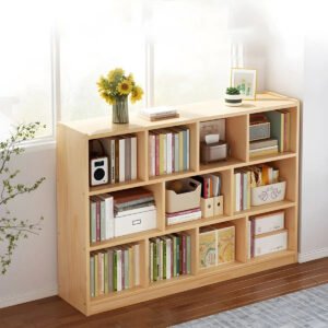 H721e0d9dad7d4329a3ff9bd2093aa98bM.jpg bookshelf design Living Room book shelf Library Storage cabinet With Ladder Solid White Book Shelvese Book Shelf Bookcase