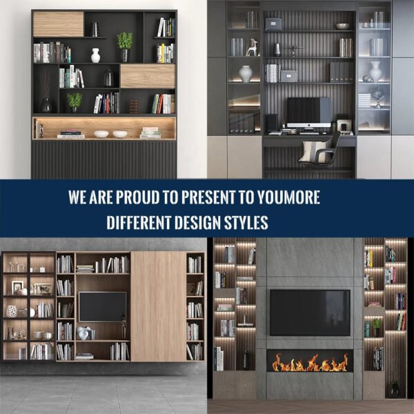 Hdb1c56c6695641c2baf51820e22bce8eZ.jpg bookshelf design Living Room book shelf Library Storage cabinet With Ladder Solid White Book Shelvese Book Shelf Bookcase