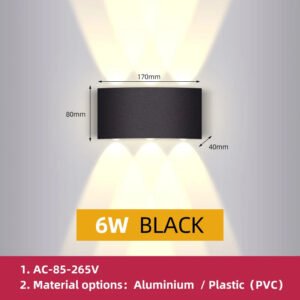 Home Wall Lamp Decor Garden Facade Street Lamp Led Outdoor Lighting Fixture Appliances Mood Light Waterproof LED Wall Lamp