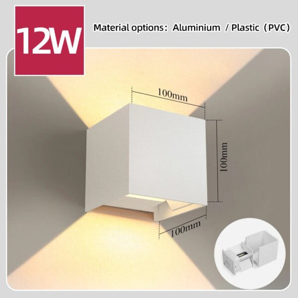 Home Wall Lamp Decor Garden Facade Street Lamp Led Outdoor Lighting Fixture Appliances Mood Light Waterproof LED Wall Lamp