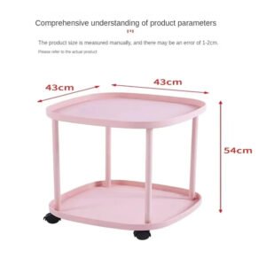 INS-Coffee-Table-Sofa-End-Table-for-Bedroom-Living-Room-Storage-Rack-with-Movable-Pulley-Kitchen_d7ebf8d3-0b43-40bd-9e73-d23200f81617.jpg INS Coffee Table Sofa End Table for Bedroom Living Room Storage Rack with Movable Pulley Kitchen Sundry Organizer