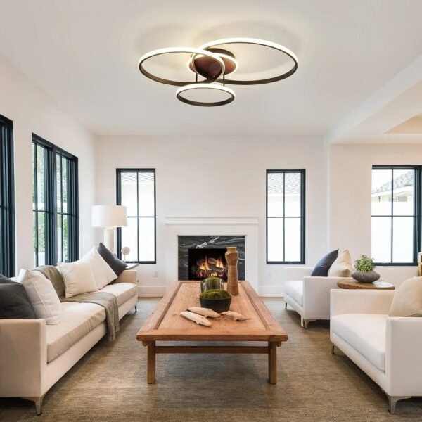 LED-Ceiling-Light-3-Ring-Black-Modern-4000K-Neutral-White-48W-Flush-Mount-Modern-For-A_a6c0963d-1e65-4f7b-8161-60739f678e33.jpg LED Ceiling Light 3-Ring Black Modern 4000K Neutral White 48W Flush Mount Modern For A Lower Ceiling No Assembly