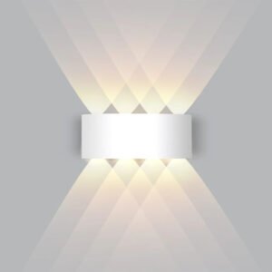 LED Wall Light IP65 Waterproof Outdoor Fence Garden Aluminum IP20 ABS Indoor Fashion Lamp For Living Room Stairs Corridor