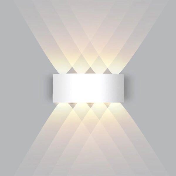 LED Wall Light IP65 Waterproof Outdoor Fence Garden Aluminum IP20 ABS Indoor Fashion Lamp For Living Room Stairs Corridor