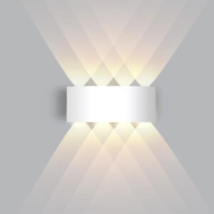 LED Wall Light IP65 Waterproof Outdoor Fence Garden Aluminum IP20 ABS Indoor Fashion Lamp For Living Room Stairs Corridor