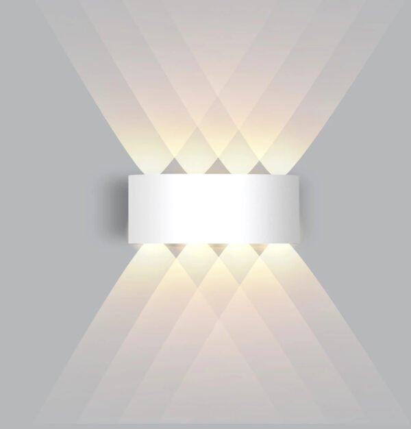 LED Wall Light IP65 Waterproof Outdoor Fence Garden Aluminum IP20 ABS Indoor Fashion Lamp For Living Room Stairs Corridor