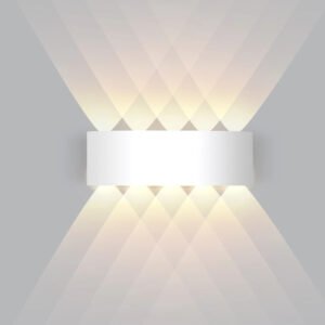 LED Wall Light IP65 Waterproof Outdoor Fence Garden Aluminum IP20 ABS Indoor Fashion Lamp For Living Room Stairs Corridor