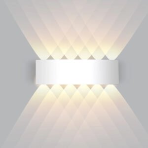 LED Wall Light IP65 Waterproof Outdoor Fence Garden Aluminum IP20 ABS Indoor Fashion Lamp For Living Room Stairs Corridor