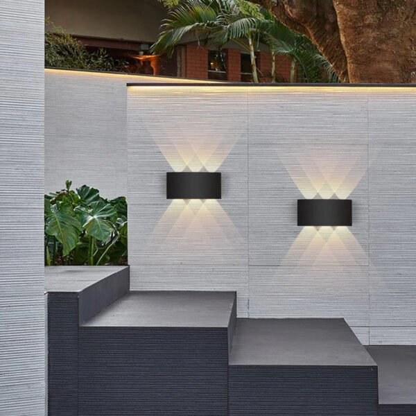 LED Wall Light IP65 Waterproof Outdoor Fence Garden Aluminum IP20 ABS Indoor Fashion Lamp For Living Room Stairs Corridor