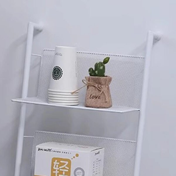 Ladder Metal Bookcase Mobile Display Storage Display Bookshelf Nordic Minimalist Estanteria Habitacion Furniture For Livingroom